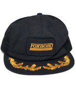 Foxboro Gold Wings Black Vintage Mesh Trucker Snapback Hat Cap - £15.74 GBP