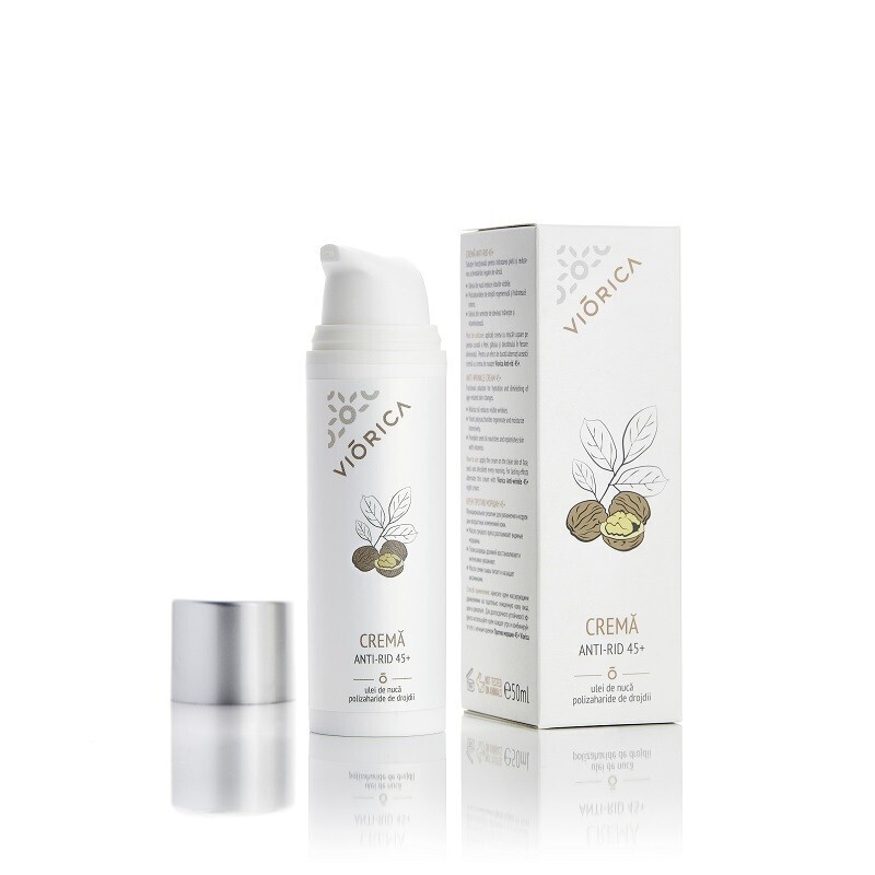 VIORICA Anti-Wrinkle Cream 45+ with Walnut Oil, 50 ml - $31.71