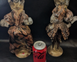 1950 Murano Avem Par Señora Hombre Rey Reina Mujeres Pareja Figura Oro C... - $514.69