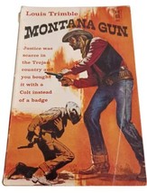 Montana Gun by Louis Trimble Pulp Action Western Hillman Books Paperback 1961 - £10.65 GBP