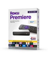 ROKU PREMIERE 3920RW HD/4K/HDR STREAMING MEDIA PLAYER W/HDMI CABLE +REMO... - $43.60 CAD