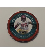 Darrell Russell Draft Pick Raiders Red Chip #198 NFL Chip Shot 1997 - £4.66 GBP
