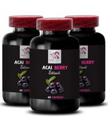 Morning strength - ACAI BERRY EXTRACT - Routine energizer 3 Bottles 180 ... - £41.25 GBP