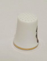 Boys Singing Horn Playing Music Thimble 1&quot; Porcelain Japan Vintage - £13.31 GBP