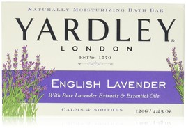 Yardley London Moisturizing Bar English Lavender with Essential Oils 4.25 oz (Pa - £19.17 GBP