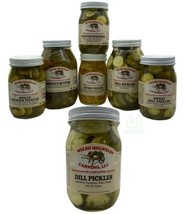 CLASSIC DILL PICKLES - 100% Natural NO SUGAR 1-12 Quart Jars Amish Homem... - $11.79+