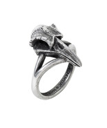 Alchemy Gothic R220 Rabeschadel Kleiner Ring England Odin Pewter Raven S... - £18.21 GBP