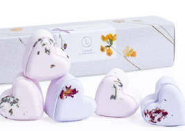 Heart Shaped Shower Steamers Gift Box, Set of 5 Shower Steamers - Mother's day - £31.97 GBP