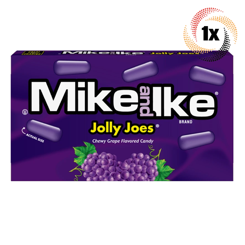 1x Pack | Mike &amp; Ike Jolly Joes Assorted Chewy Flavored Candy | 4.25oz - $9.61