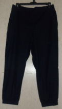 Nwt Womens $89 Talbots Navy Blue Super Soft Twill Jogger Pant Size L - $37.36