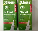 2 Pack - Xlear Nasal Decongestant with Xylitol, 0.5 fl oz ea, Exp 2026 - £19.09 GBP