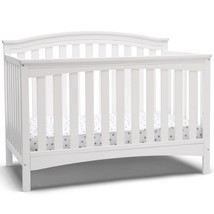 Baby Crib Convertible 6-in-1 Toddler Bed Infant Nursery White Daybed Ful... - £158.22 GBP