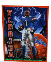 NCAA College Fleece Throw Blanket Hand Tied 48" x 60" Florida Gators - $79.95