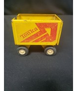 Tonka Delivery Van Trailer No 996 Pressed Steel Yellow Red 1970s Vintage  - $6.76