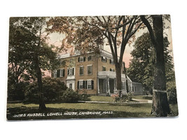 James Russell Lowell House Cambridge MA Massachusetts Color Postcard Div... - $285.40 MXN