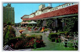 St Anthony Hotel Patio San Antonio Texas TX UNP Chrome Postcard V22 - $3.91