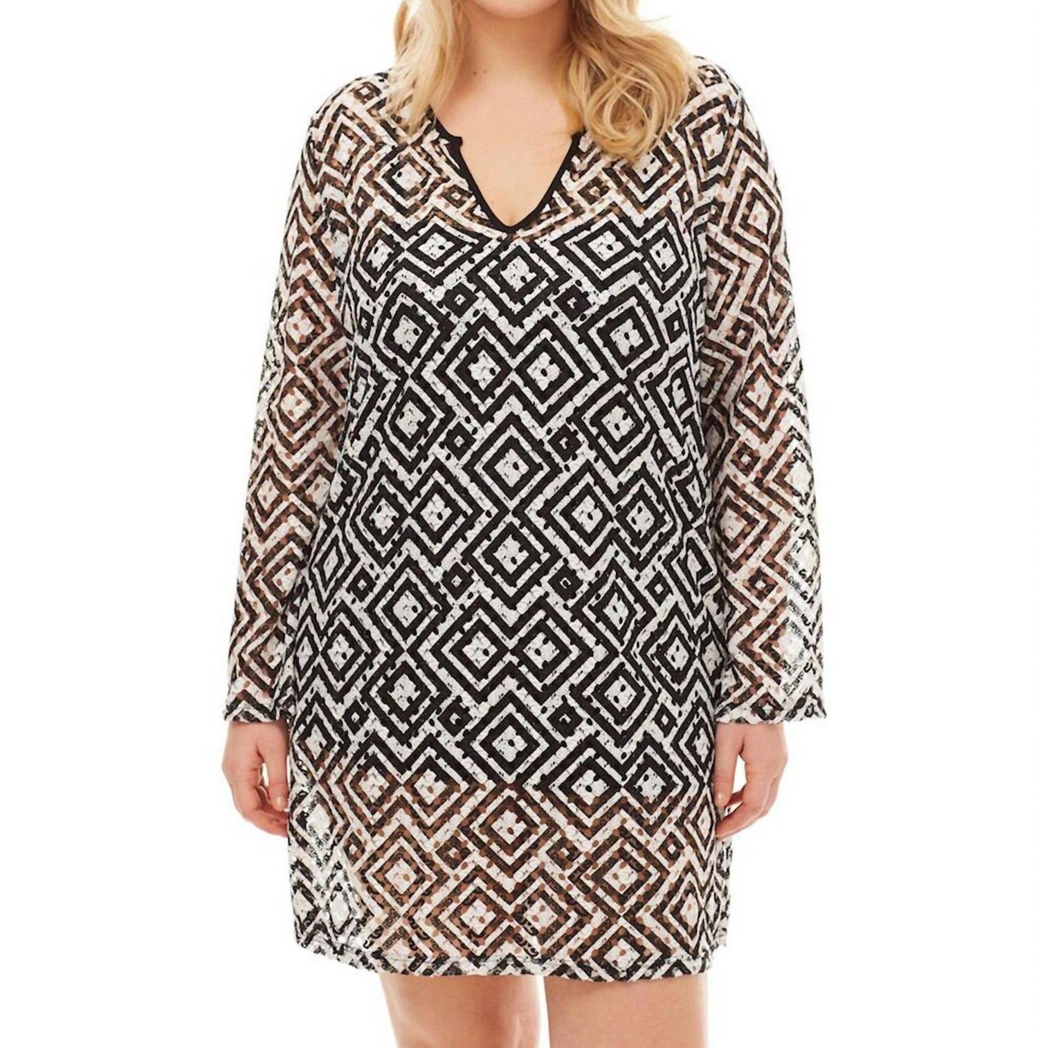 Always For Me Plus Size Long Sleeve V-Neck Tunic Dress Size 3X - $43.56