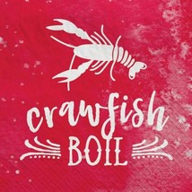 Mardi Gras Crawfish Boil Luncheon Napkins 40 Ct - $12.86