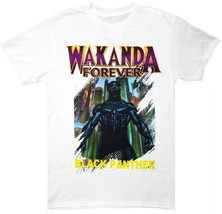 Marvel Black Panther Wakanda Forever Men Graphic T-Shirt (Size: Small) NWT - £11.63 GBP