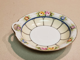 Vintage Porcelain Noritake Hand Painted Floral Nut &amp; Candy Dish Made In Japan - £8.14 GBP