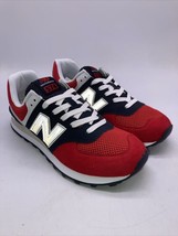 New Balance Classics Team Red Navy Gray Shoes Sneakers ML574SRF Men Size 8-13 - £71.14 GBP