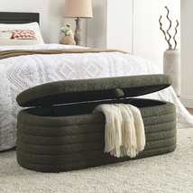 Upholstered Ottoman Bench | Versatile Storage &amp; Seating | Safety Hinge |... - $607.99