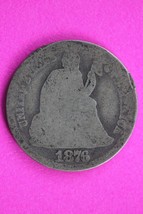 1876 P Seated Liberty Dime Exact Silver Coin Shown In Pics Low Grade Filler 25 - £11.53 GBP