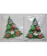 Christmas Novelty Button Cover Avon 12 Tree Stocking Present Snowman San... - £19.75 GBP