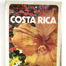 1977 Vintage COSTA RICA Central America Tourist Travel Map English Spanish - £11.92 GBP