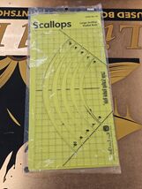 Katie Lane quilts large scallop radial rule 5 arc slots 6 in to 10 in cr... - $10.84