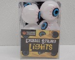 Halloween 10 Eyeball String Lights Battery Operated - New!  - £10.74 GBP
