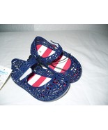 Infant Toddler Mary Jane Jelly Sandals Size 2 Blue Color NEW - $13.36 CAD