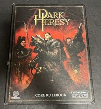 Dark Heresy Warhammer 40K Core Rulebook Roleplaying Hardcover Black Industries - $93.49