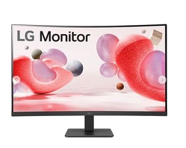 LG 32&quot; Curved 100Hz FHD LCD Monitor, Matte Black  - £92.05 GBP