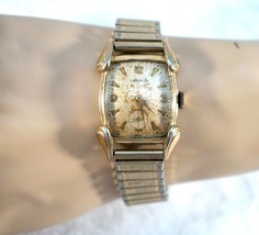 Vintage Benrus Wristwatch 10K Rolled Gold &amp; Speidel Band - $39.99
