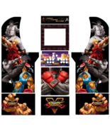 Arcade1up,Arcade 1up Street Fighter Retro Arcade Design Vinyl art Graphi... - $28.00+