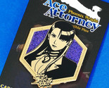 Phoenix Wright Ace Attorney Mia Fey Golden Glitter Enamel Pin Figure Swi... - $29.99