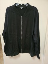 Torrid Women’s Size 5 Jacket Coat Full Zip Hood Fit Flare Black Rayon Dr... - $32.99