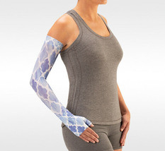 Moroccan Blue Dreamsleeve Compression Sleeve By Juzo, Gauntlet Option, Any Size - $154.99