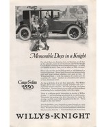 Willys Knight Coupe Sedan Side 1 Gillette Safety Razor Side Ad 6.5 x 10 - £6.72 GBP