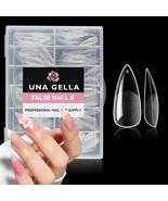 Medium Stiletto Gel Nail Tips Halloween Full Cover 216Pcs Almond Shape N... - $26.21 CAD