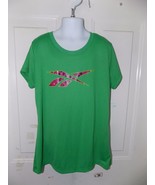 Reebok Green Short Sleeve Shirt Size L (12/14) Girl&#39;s EUC - £10.91 GBP