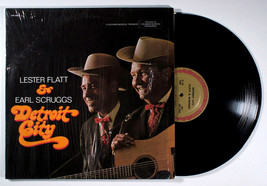 Flatt and Scruggs - Detroit City (1969) Vinyl LP • Lester &amp; Earl, Bluegrass - $19.61