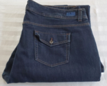 Bandolino Blu Stretch Blue Jeans Size 22 Cotton Denim Arianna Bootcut - $19.79