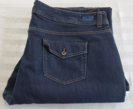 Bandolino Blu Stretch Blue Jeans Size 22 Cotton Denim Arianna Bootcut - £15.56 GBP