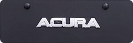 ACURA  MINI BLACK STAINLESS VANITY PLATE 4&quot; X 12&quot; - $34.95