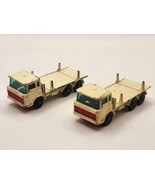 2-Lot-1960-Matchbox No. 58 Girder Truck  - Lesney Made In England - $13.14
