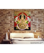Canvas Painting for Home, Living Room, Pooja Ghar, Hall | Maa Laxami Tha... - £62.01 GBP