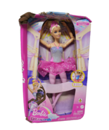 Mattel Barbie Dreamtopia Twinkle Lights Ballerina Posable Doll Blonde Light-Up - $11.77