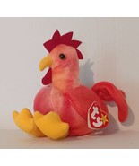 1996 TY Beanie Baby Strut the Rooster With Tush And Ear Tags  - £9.35 GBP